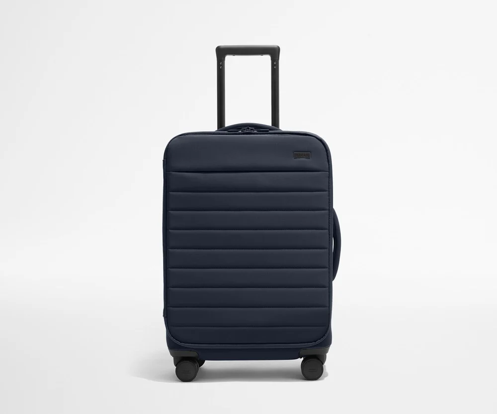 Softside Bigger Carry-On in Navy Blue