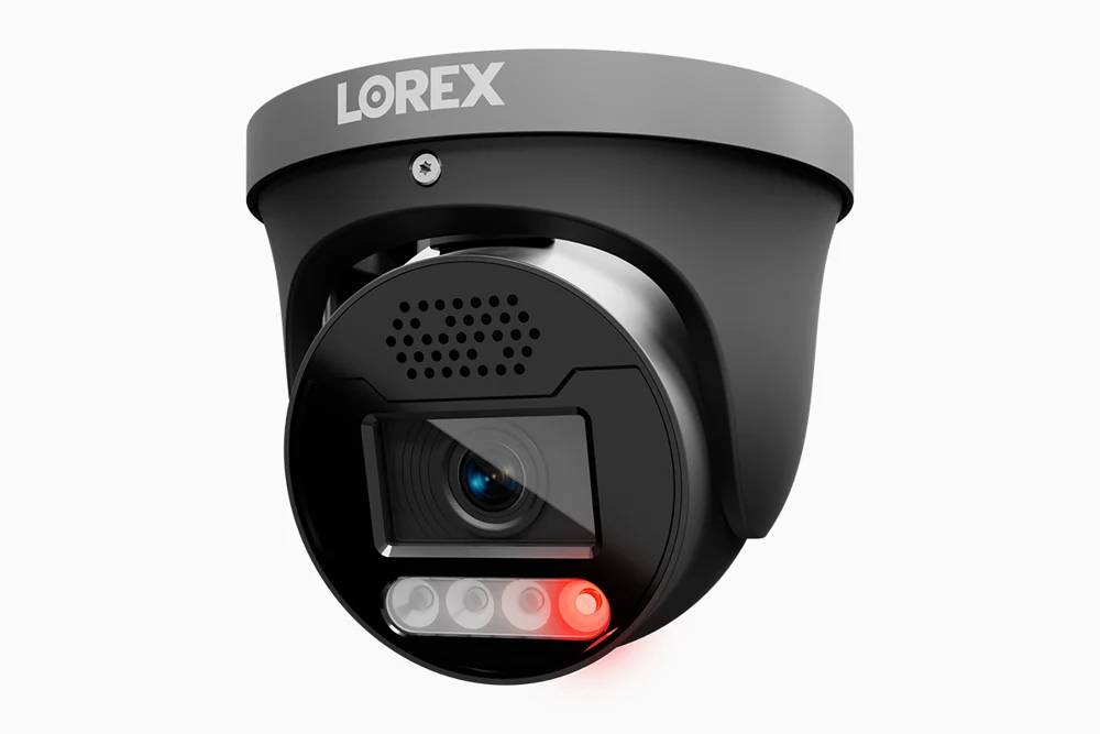 Lorex Connect X5 4K PoE Turret Camera with Color Night IQ+ - White/Black