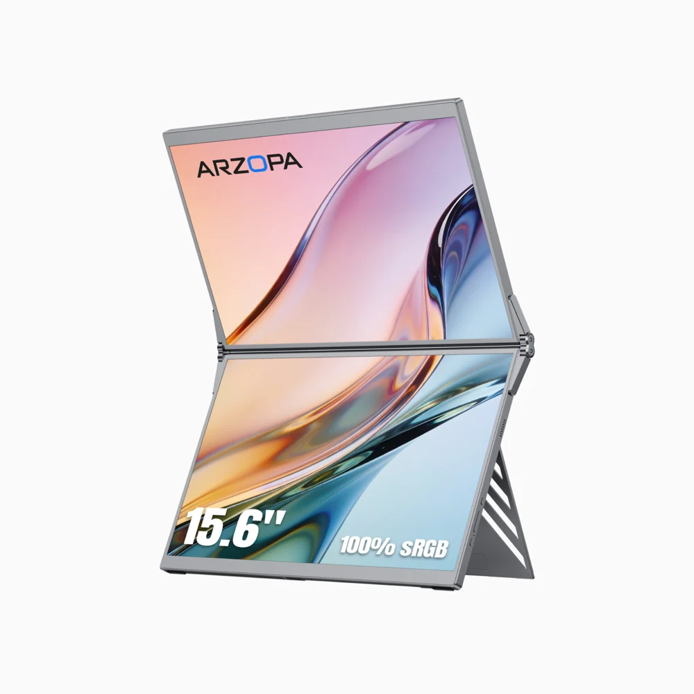 Arzopa E1 15.6" Portable Dual-Screen Monitor