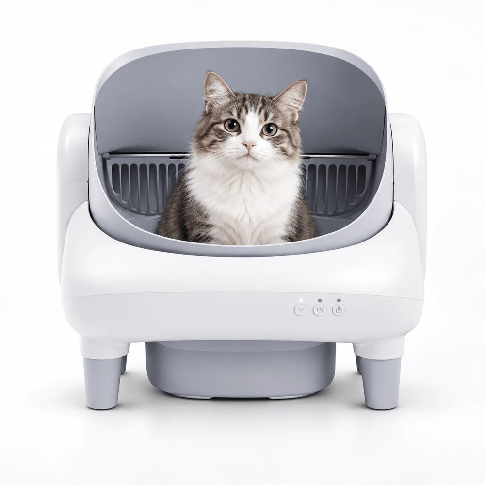 Cumrige Self-Cleaning Litter Box | No Scooping, Easy to Use