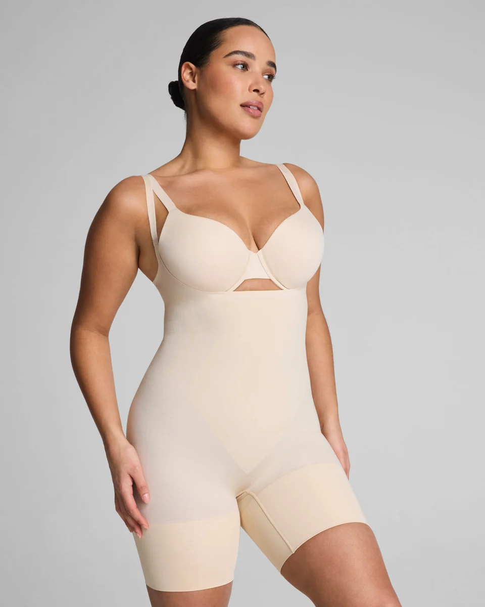 SPANXsculpt®  GoFigure Open-Bust Mid-Thigh Bodysuit
