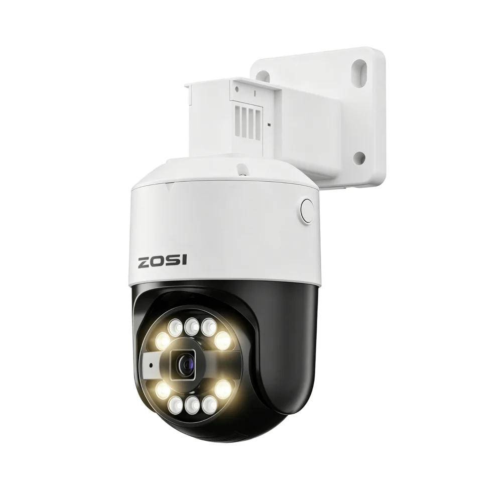 C296B 5MP PTZ PoE IP Camera with Full Color Night Vision