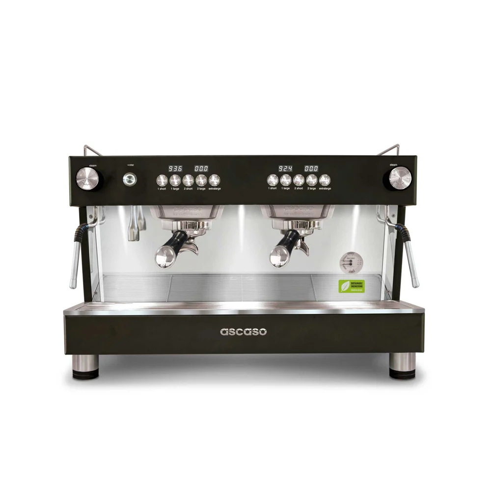 Ascaso Barista T One Automatic 2 Group Espresso Machine - Black
