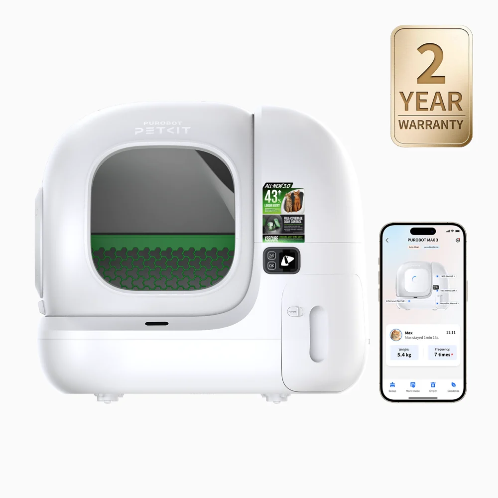 Purobot Max 3 Automatic Cat Litter Box