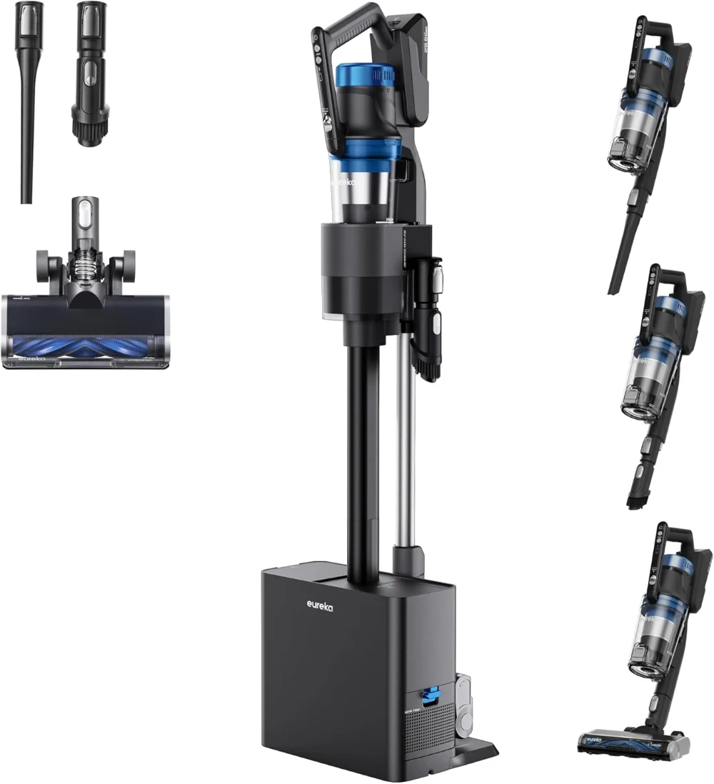 Eureka Stylus Elite NEC490 Cordless Stick Vacuum With Self-Emptying Station
