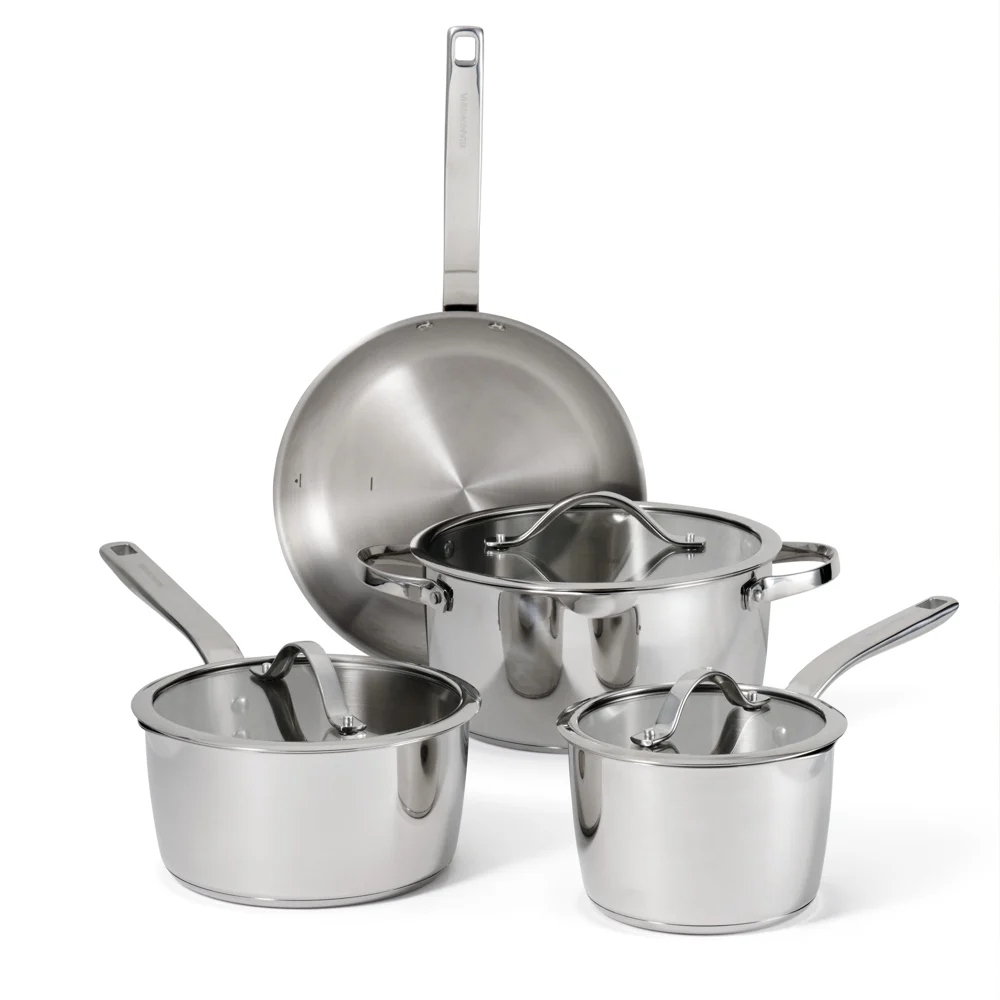 Tempo Tri-Ply Base Stainless Steel Cookware Set