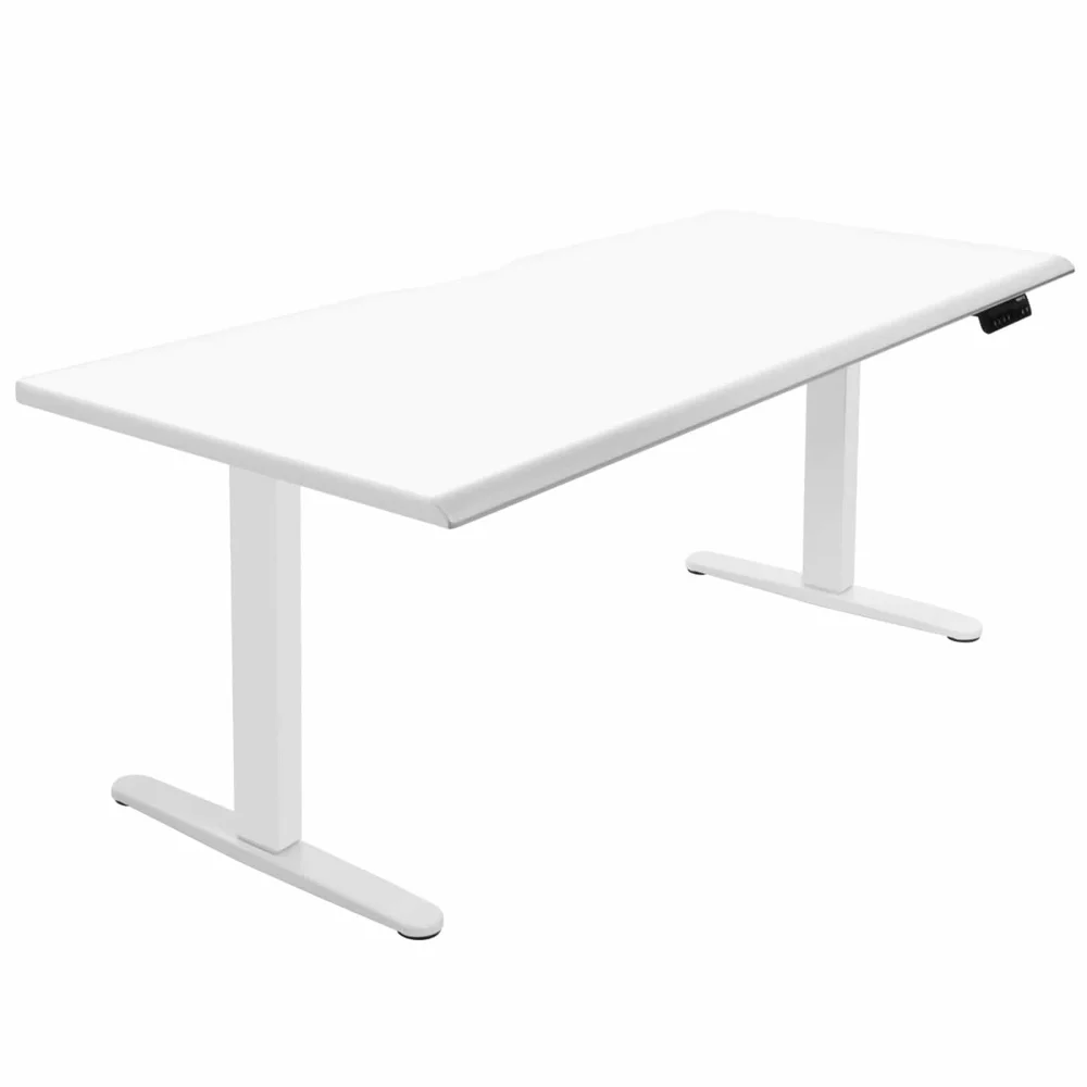 Dual Motor Electric Standing Desk with 72" Tabletop - White Base