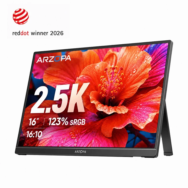 Arzopa Z1RC 16" 2.5K 16:10 Portable Monitor 123%sRGB