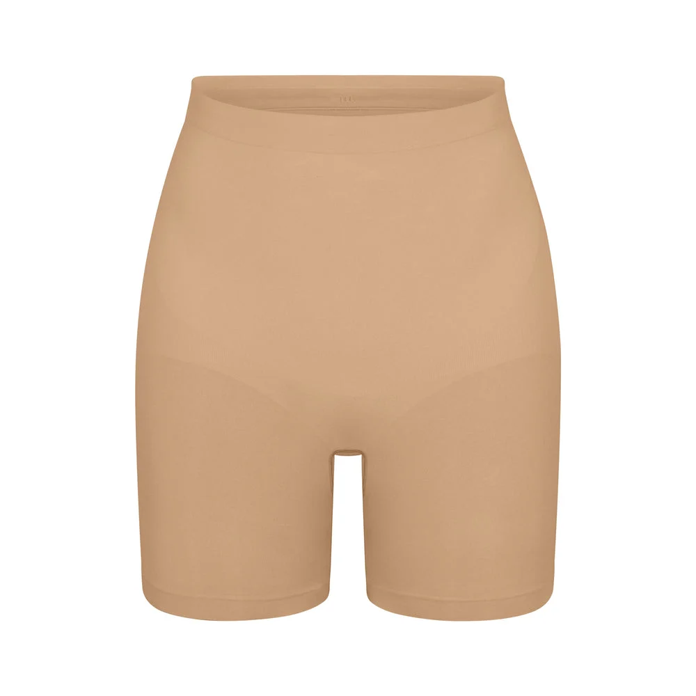 SEAMLESS SCULPT MID THIGH SHORT | CLAY