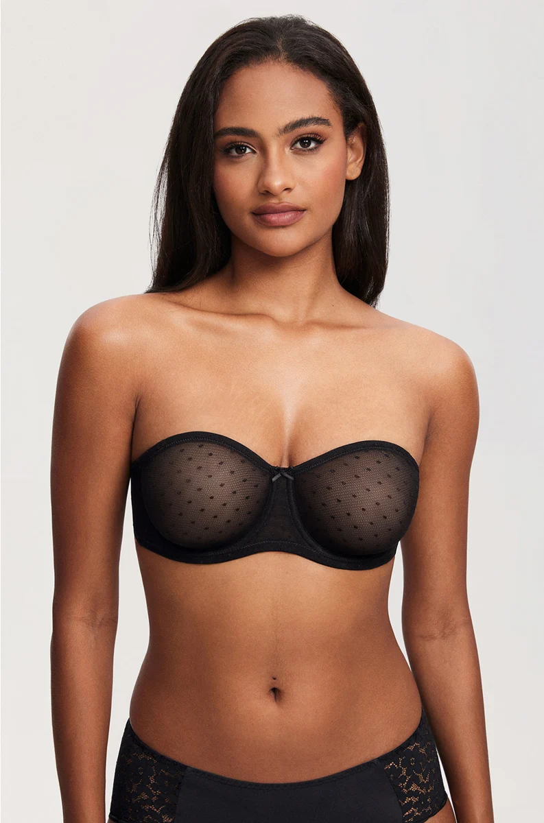 Sexy Mesh Strapless Bra