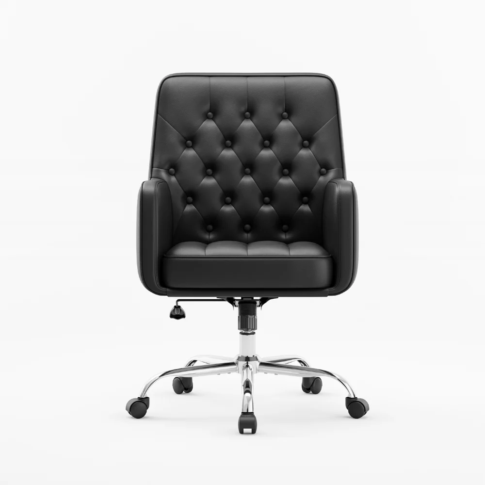 COLAMY VERSO Multi-Scenario Swivel Chair with Tufted Back