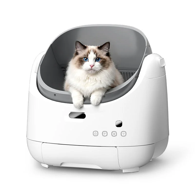 New Arrivals Orbitie Air Open-Top Self-Cleaning Cat Litter Box