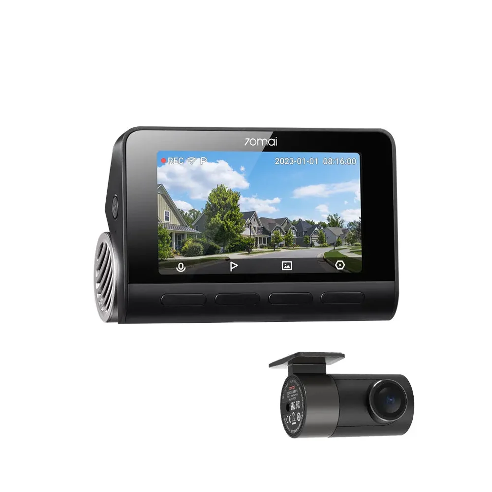 70mai Dash Cam A800S 4K UHD with 3-Inch IPS Screen & Dual-Channel Supported