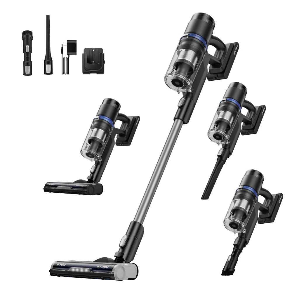 Eureka ReactiSense NEC451BL – Cordless Stick Vacuum with LED & Sensor Tech