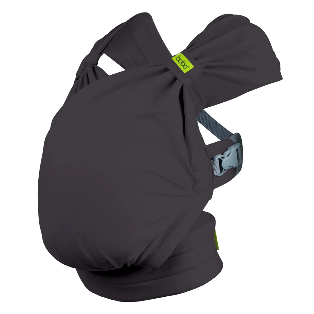 Boba Bliss Baby Wrap Carrier in Charcoal