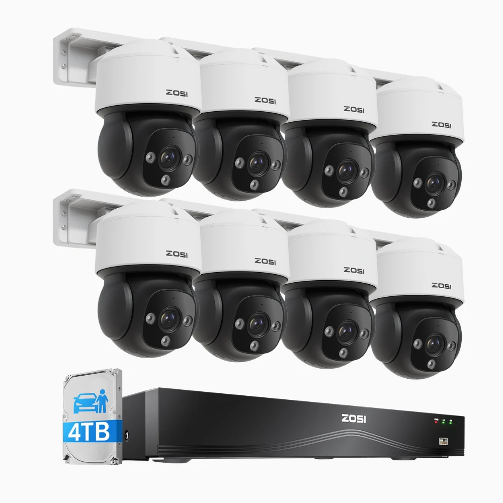 C290 4K 16 Channel PoE Security System(32 Camera Capable) + 4TB Hard Drive