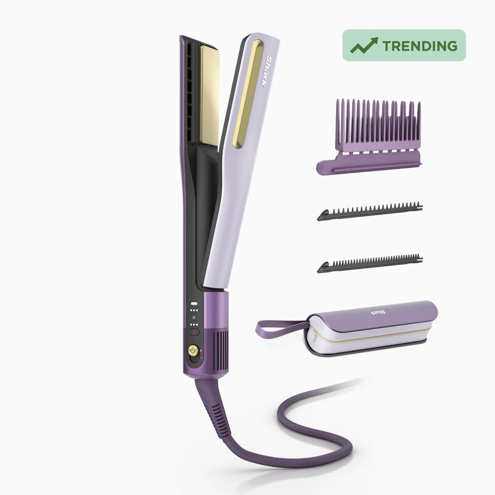 Shark Silki Pro 3-in-1 Hair Straightener, Styler & Dryer with Case