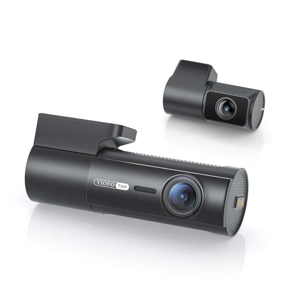 VIOFO T340 3CH 4K+2K+2K HDR Dash Cam with Built-in IR Cabin Camera, Sony STARVIS 2 Sensors, Wi-Fi 6, GPS, Hybrid Parking Recording