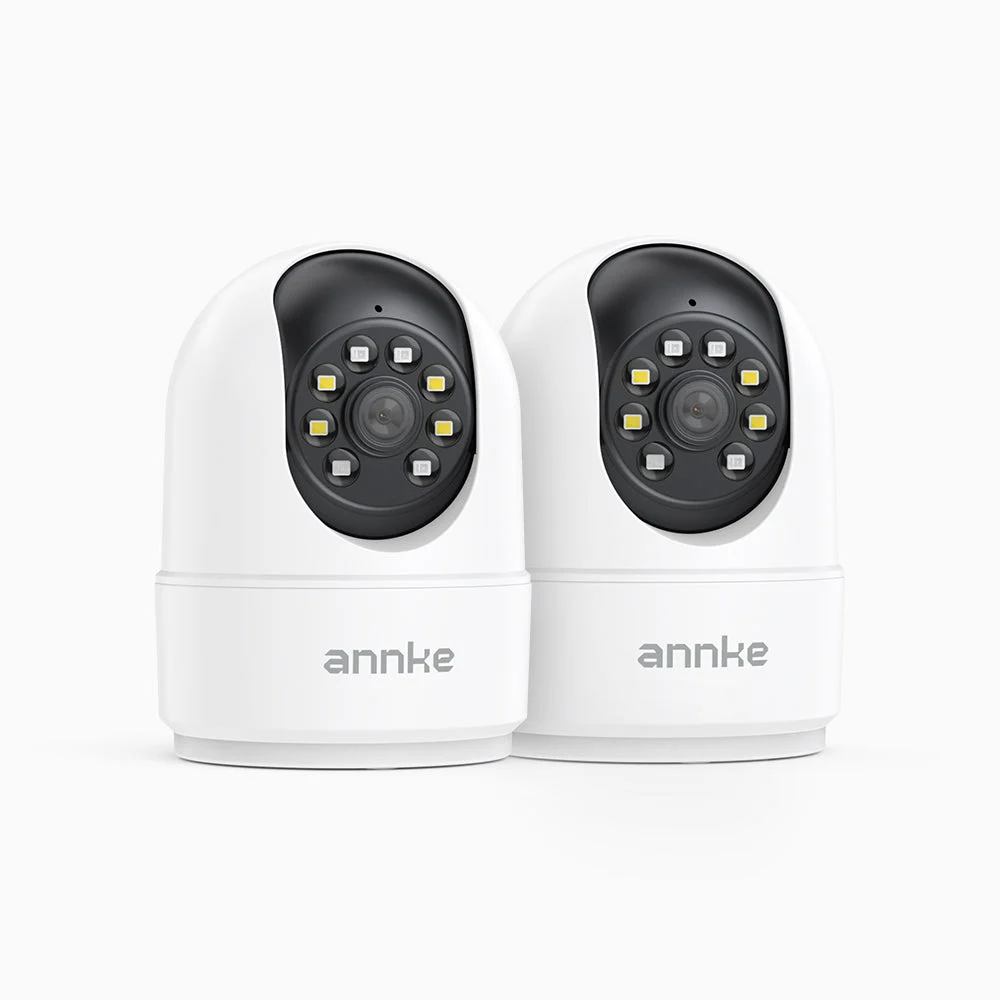 2-Pack 2MP Wireless WiFi Security Camera, 1920*1080 Resolution, Smart Dual Light Night Vision, 310° Pan & 65 ° Tilt, Cloud/SD Storage (up to 256G), Two-Way Audio AI Motion Detection Surveillance Indoor Home Camera, Only Ship to The US