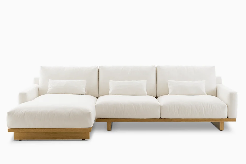 Mori Performance Fabric Chaise Sectional Couch