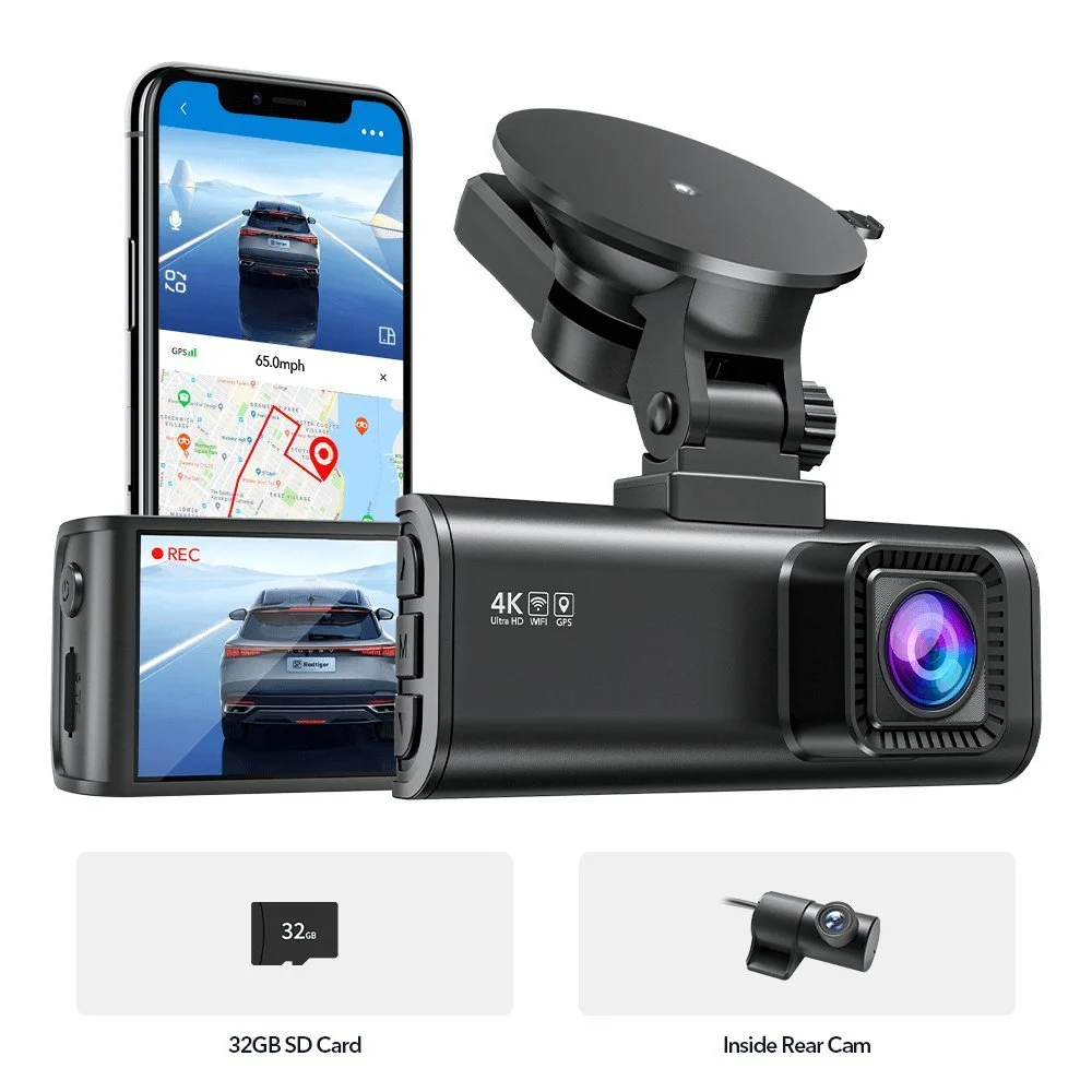 Redtiger F7NP 4K Front Rear Dash Cam-Refurbished