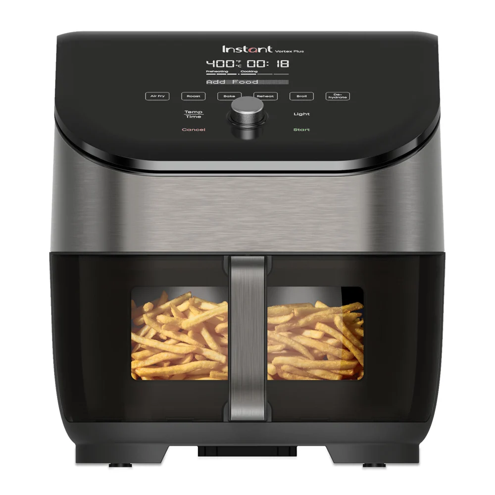 Instant Pot® Vortex® Plus 6QT Stainless Steel Air Fryer with ClearCook and OdorErase