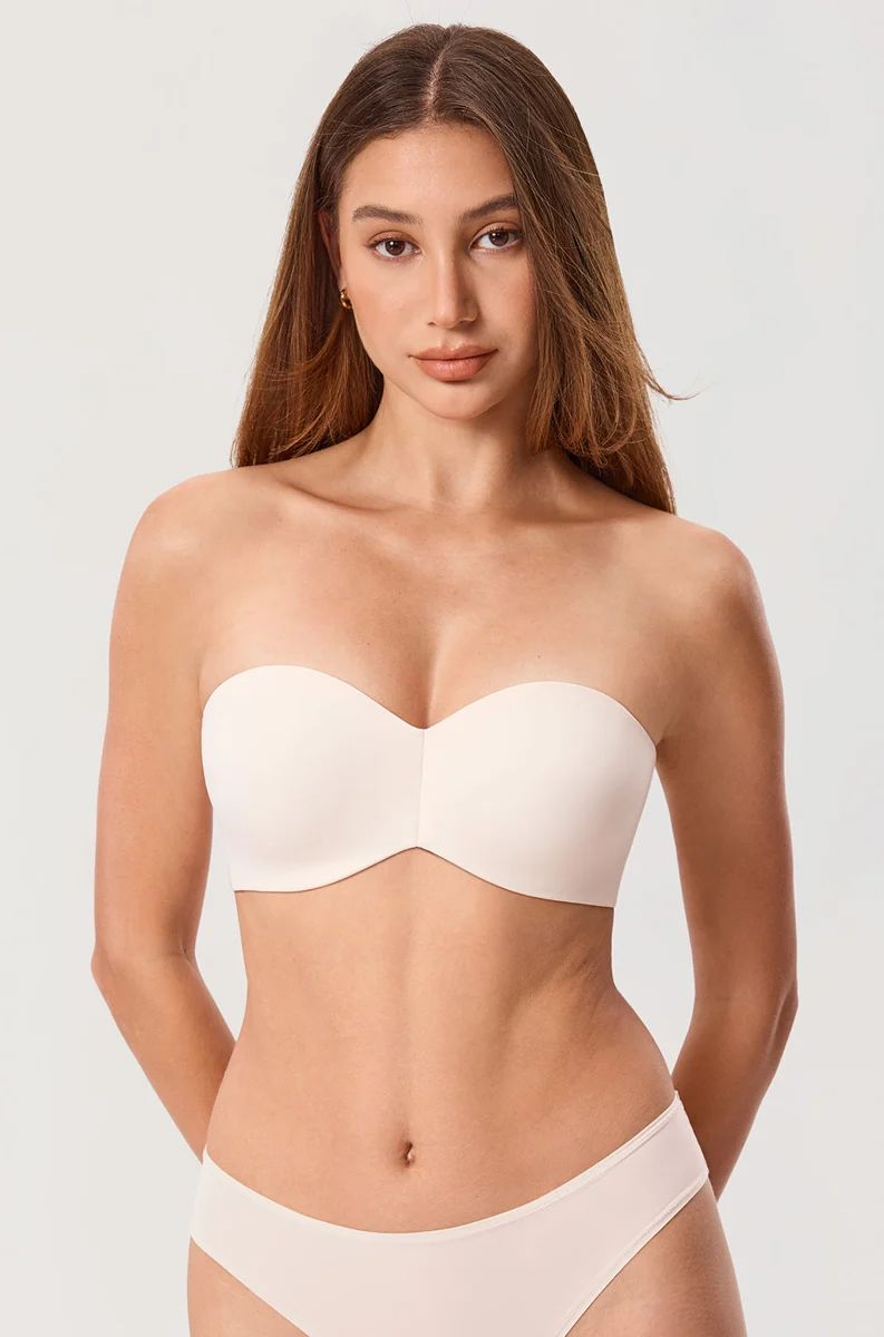Underwire Strapless Minimizer Bra