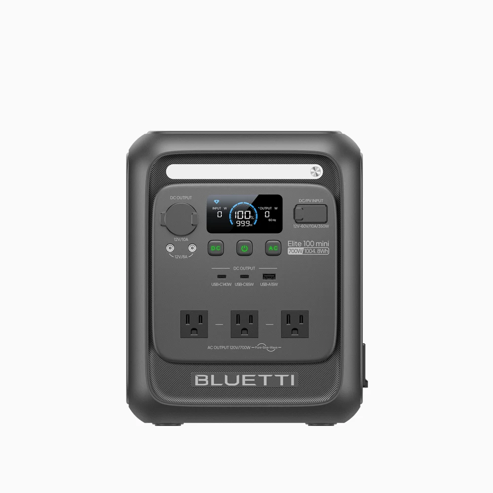 BLUETTI Elite 100 mini Portable Power Station |1,004Wh 700W