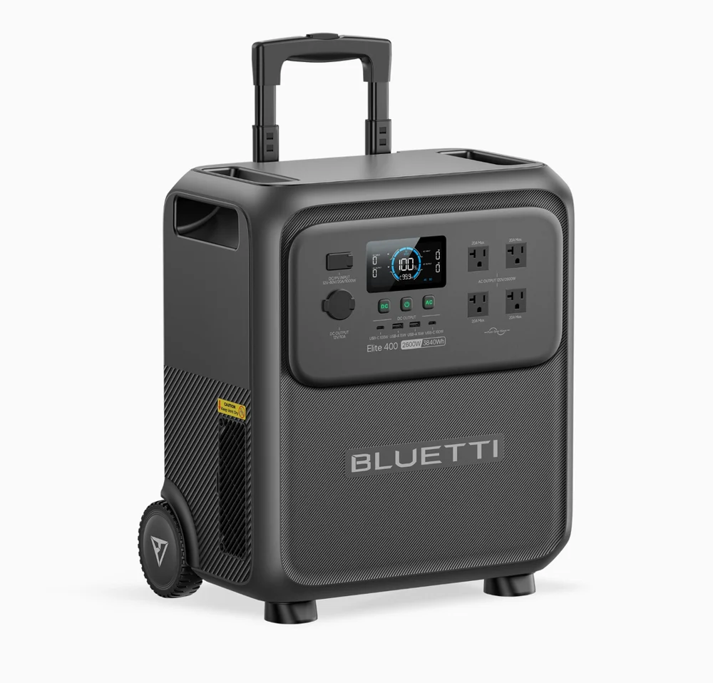 BLUETTI Elite 400 Portable Power Station | 3,840Wh, 2,600W