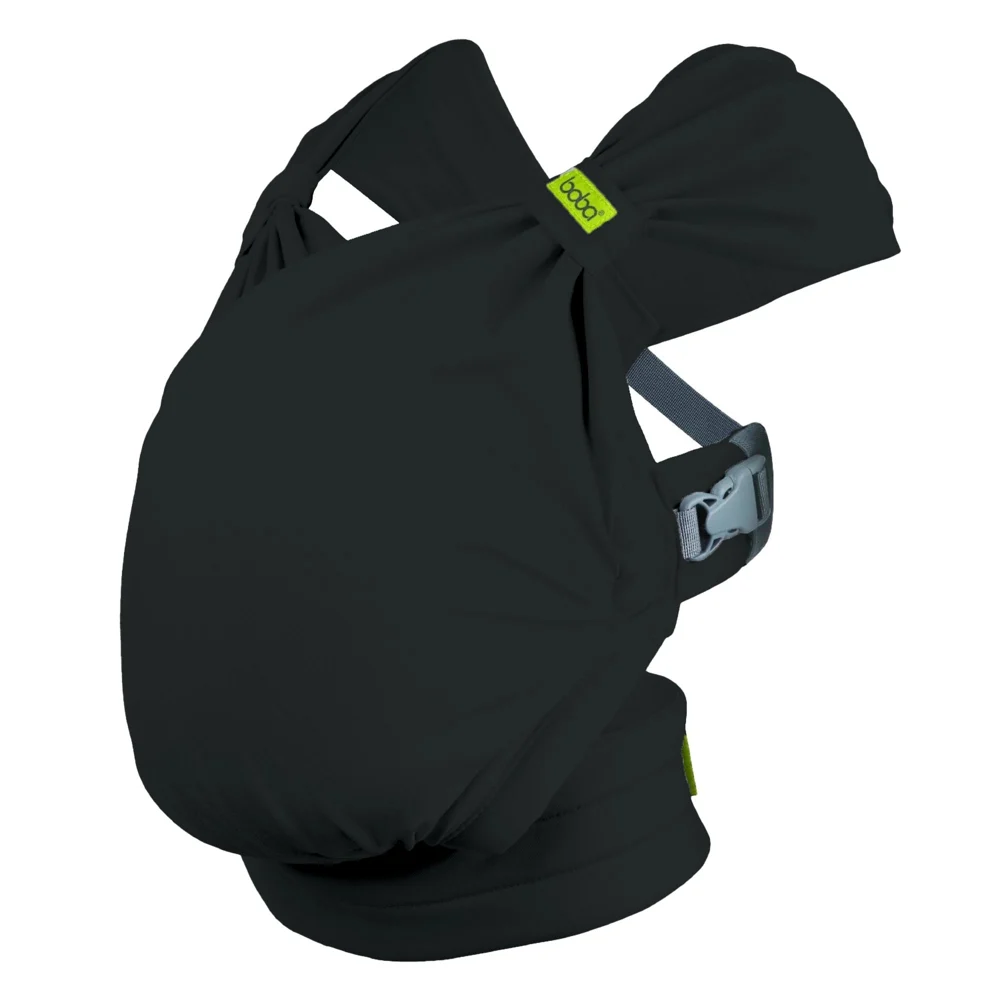 Boba Bliss Baby Wrap Carrier in Black