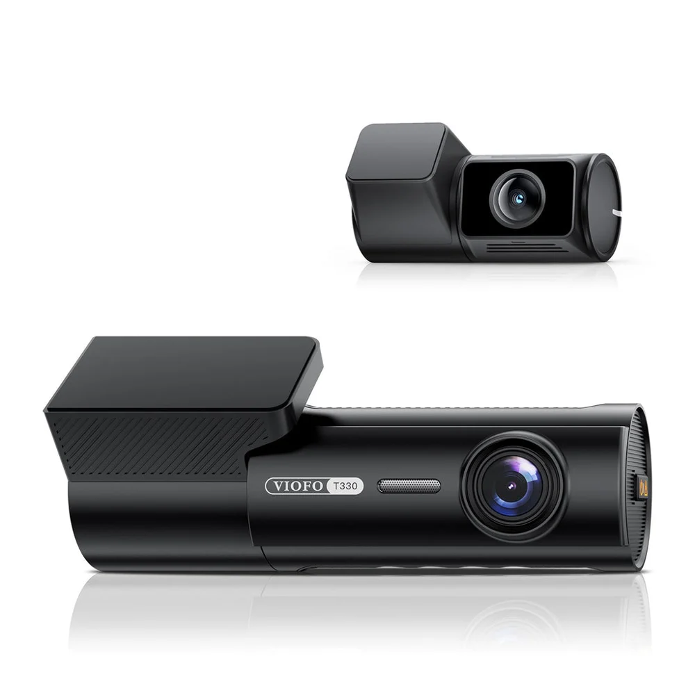 VIOFO T330 2CH 4K 60FPS+2K HDR Dash Cam with Dual Sony STARVIS 2 Sensors, Wi-Fi 6, GPS, Voice Control, Hybrid Parking Recording