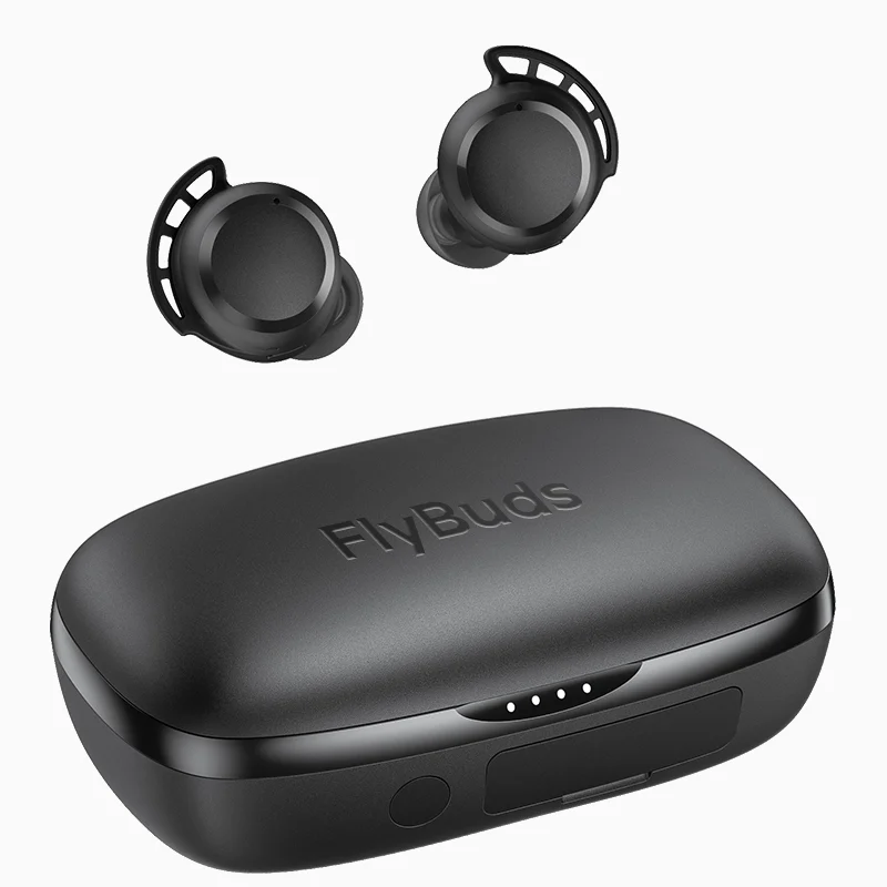 FlyBuds Wireless Earbuds, Earphones 110H Playtime Bluetooth 5.3 IPX8 Waterproof Touch Control True Wireless Bluetooth Earbuds with Mic
