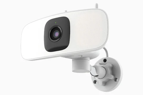 Lorex Connect 2K Floodlight Wi-Fi Security Camera with App Controlled Horizontal Pan