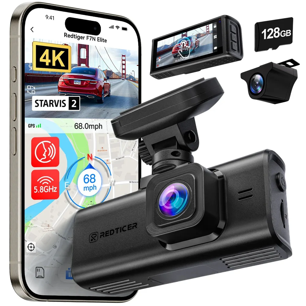 F7N Elite 4K Dual Dash Cam with Sony STARVIS 2