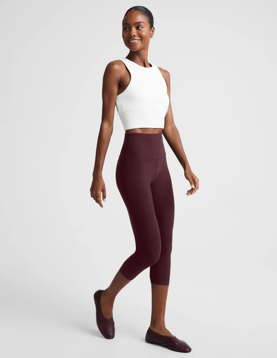 Spacedye™ Walk And Talk High Waisted Capri Legging 20.5"