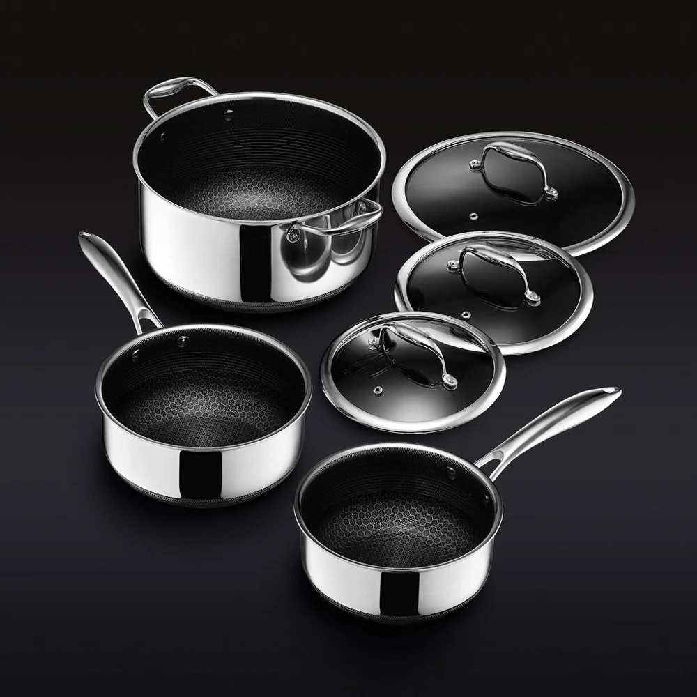 Hybrid Pot Set with Lids, 6-pc