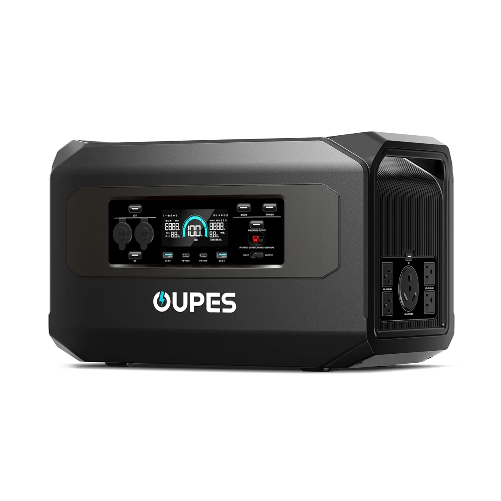 OUPES Mega 2 Pro Home Backup & Portable Power Station | 2500W, 2048Wh