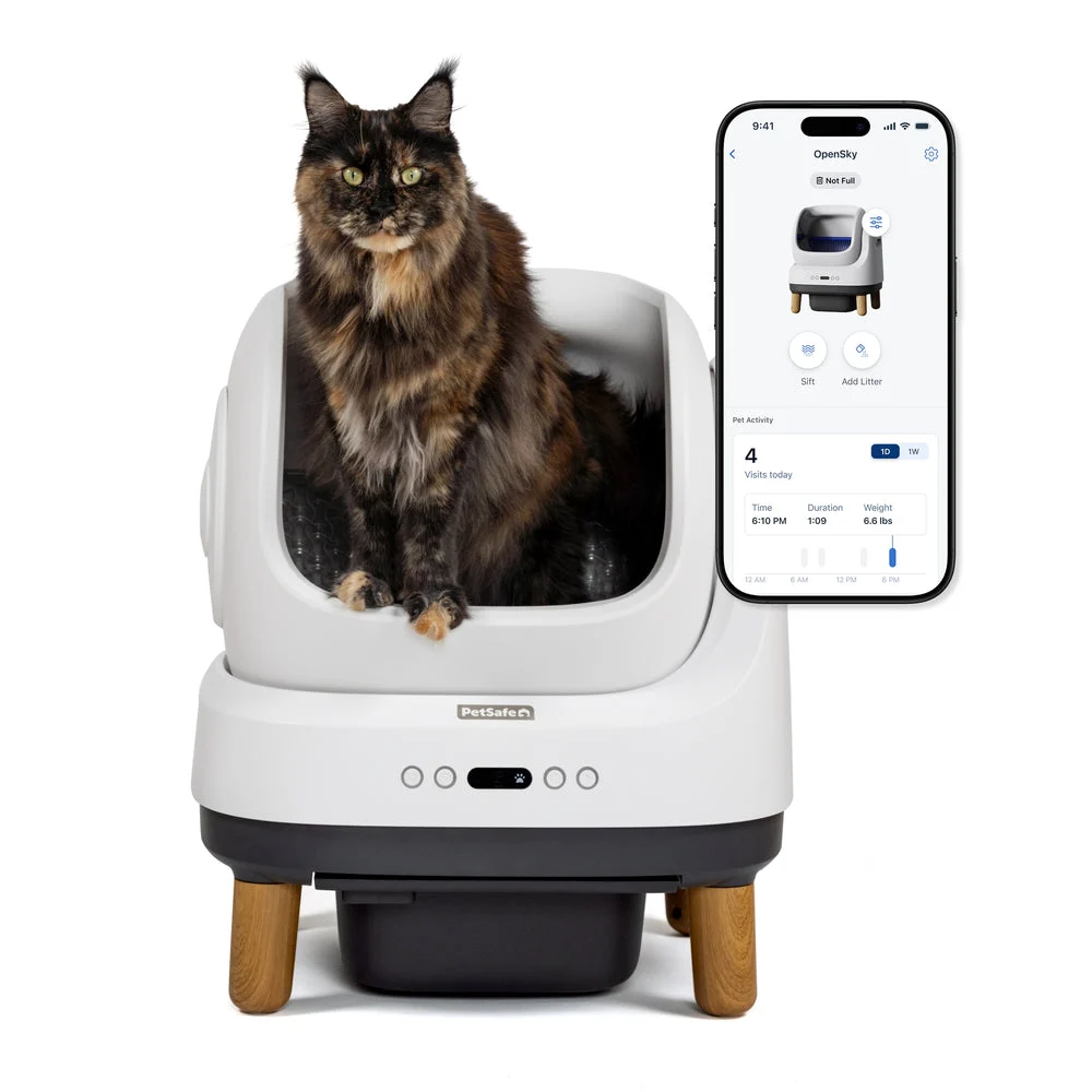 Self-Cleaning Litter Box with App - ScoopFree® OpenSky