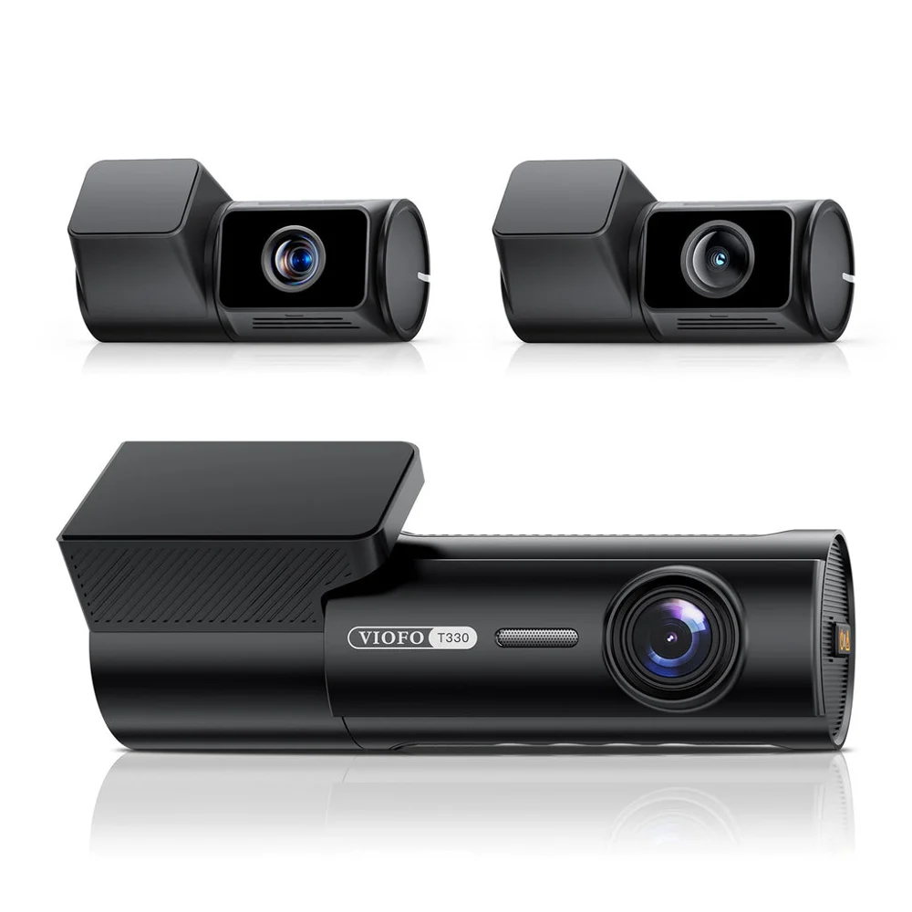 VIOFO T330T 3CH 4K+2K+2K HDR Dash Cam with 4x Optical Zoom Telephoto Camera, Triple Sony STARVIS 2 Sensors, Wi-Fi 6, GPS