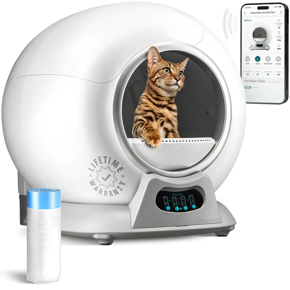 Covered Self-Cleaning Litter Box