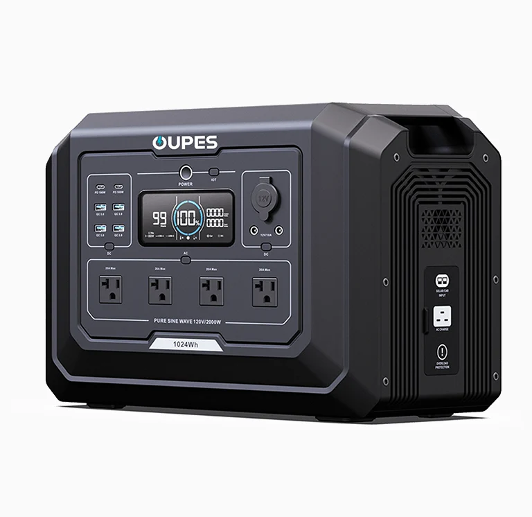 OUPES Mega 1 Home Backup & Portable Power Station | 2000W 1024Wh