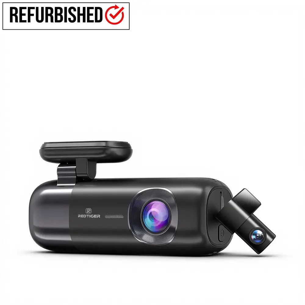 Redtiger F9 4K Dual Front and Rear Mini Dash Cam-Refurbished