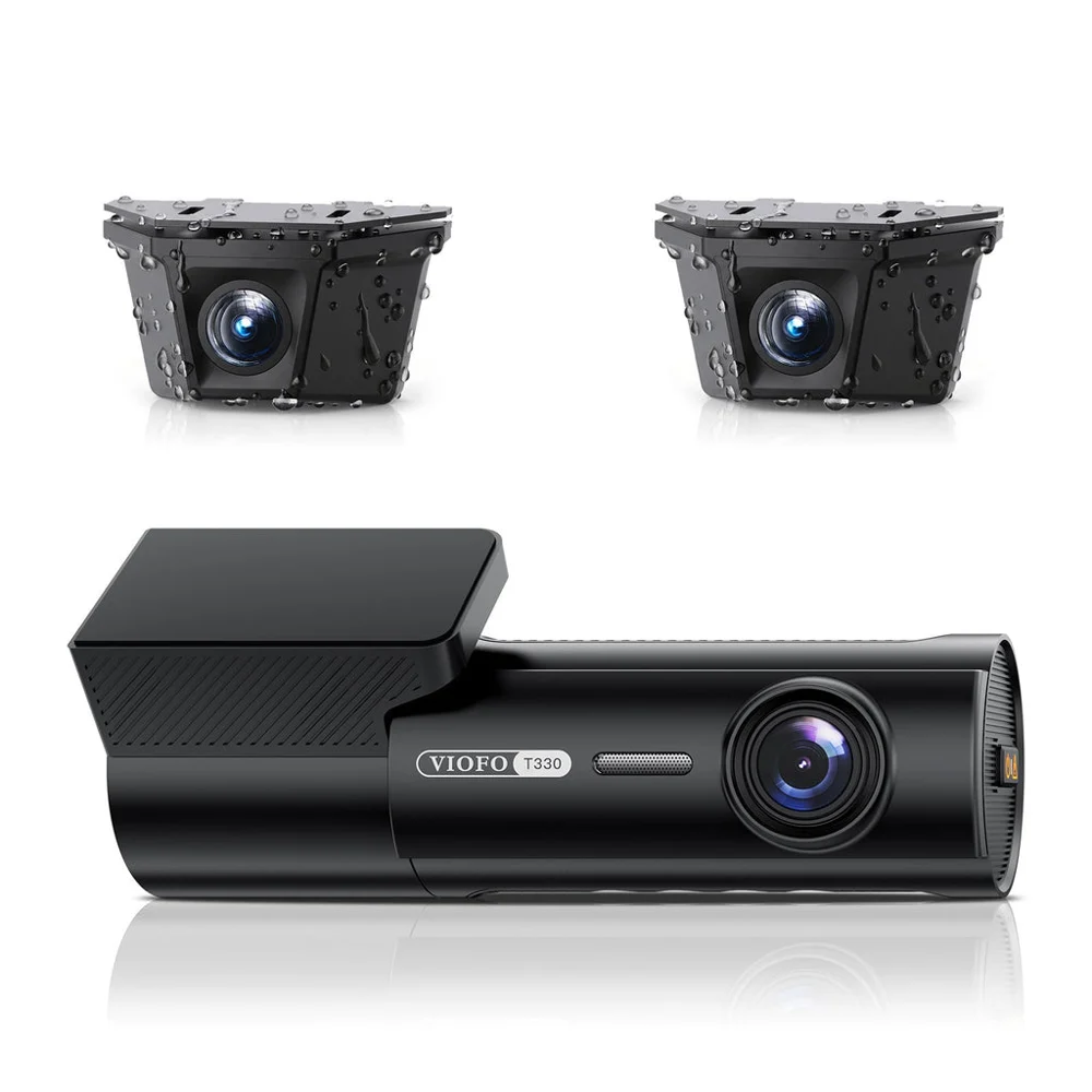 VIOFO T330WW 3CH 4K+2K+2K HDR Dash Cam with Dual Waterproof Rear Cameras, Triple Sony STARVIS 2 Sensors, Wi-Fi 6, GPS