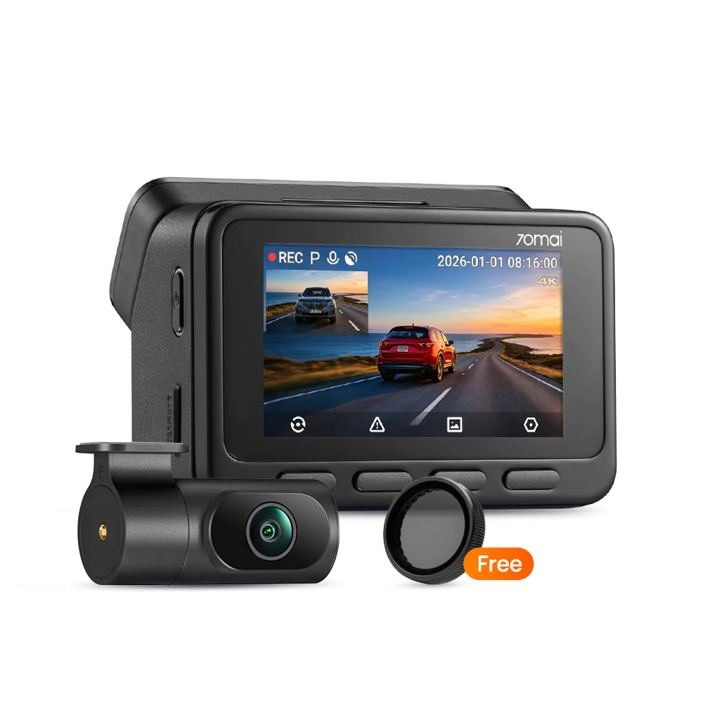 70mai Dash Cam 4K A900 Ultra – Flagship Dual 4K HDR Camera with Sony STARVIS 2 IMX678 Sensors