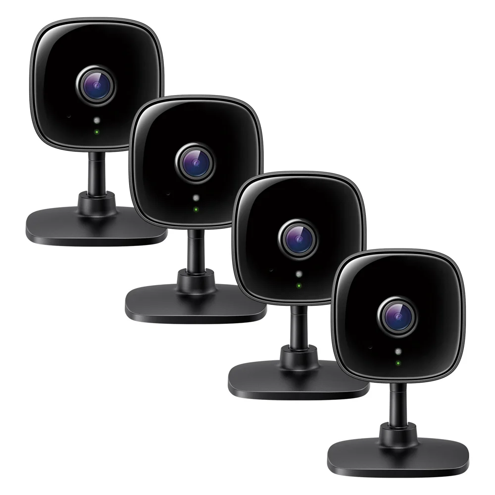 4-Pack 2K Indoor Security Camera Black Tapo C111 P4