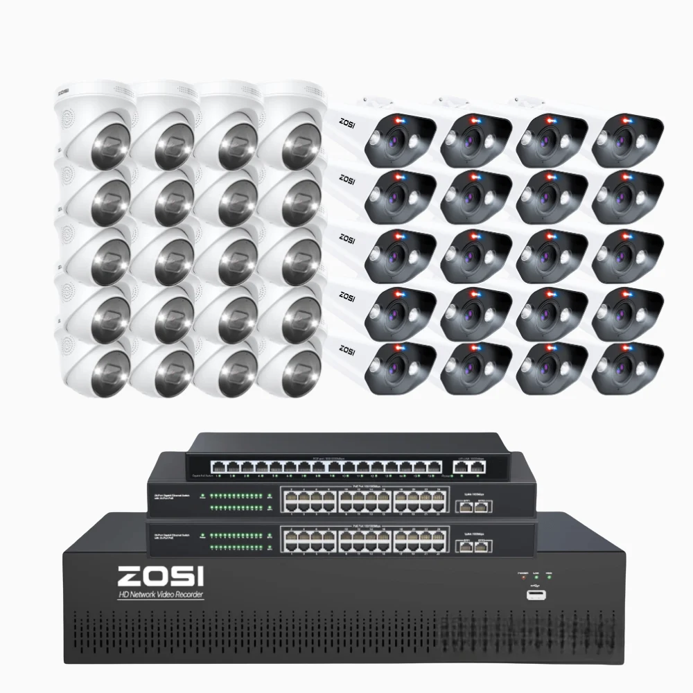 [Includes 16TB]C182/C225 64CH 4K PoE Security System for Business + 16TB (4*4TB)