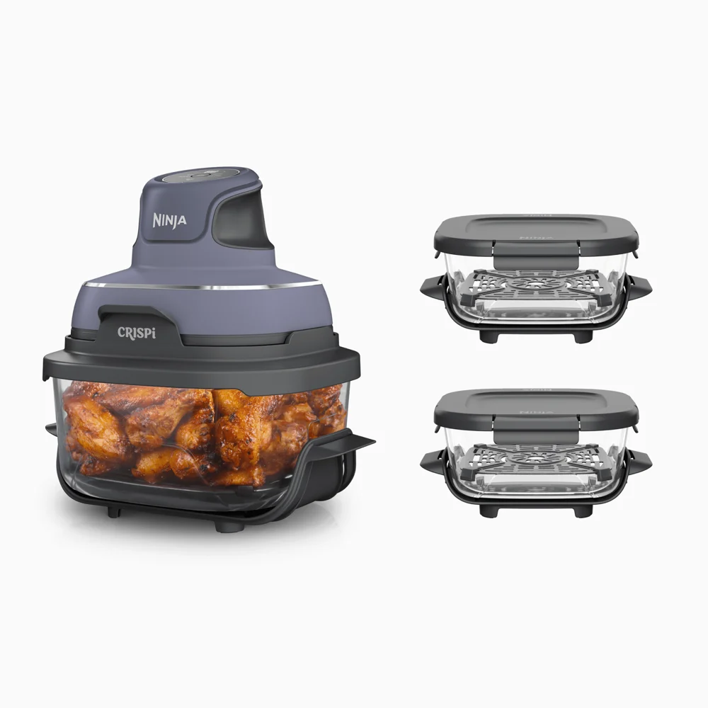 Ninja Crispi Glass Air Fryer with 3 Containers